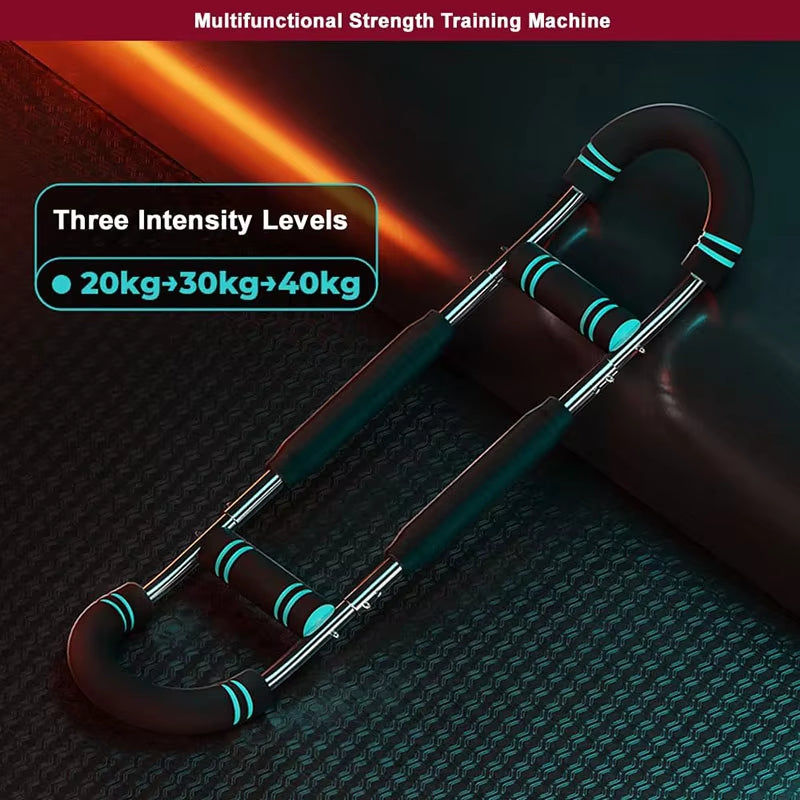 Adjustable Twister Arm Exerciser U-Shaped Wrist Strength Trainer Home Chest Expander for Shoulder Arm and Chest Exercise