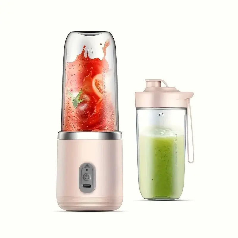 1 compact 2 - in - 1 portable blender with USB charging - perfect for carrying smoothies and fresh juices on the go, portable smooth - RIGBYZ