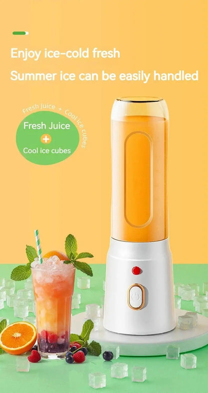 Portable Smoothie Blender Mini Juicers USB Rechargeable Juicer Cup 6 Blades Multifunction Smoothie Milkshake Juice Machine - RIGBYZ