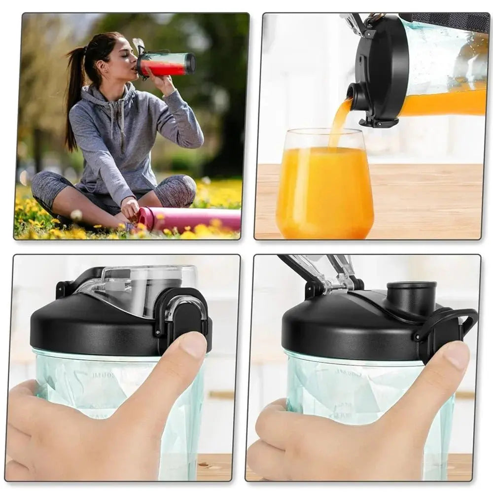 Portable Blender Personal Juicer - Kitchen 20oz USB Rechargeable 4000mAh Large Battery With 6 Blades for Smoothies Shakes Baby - RIGBYZ