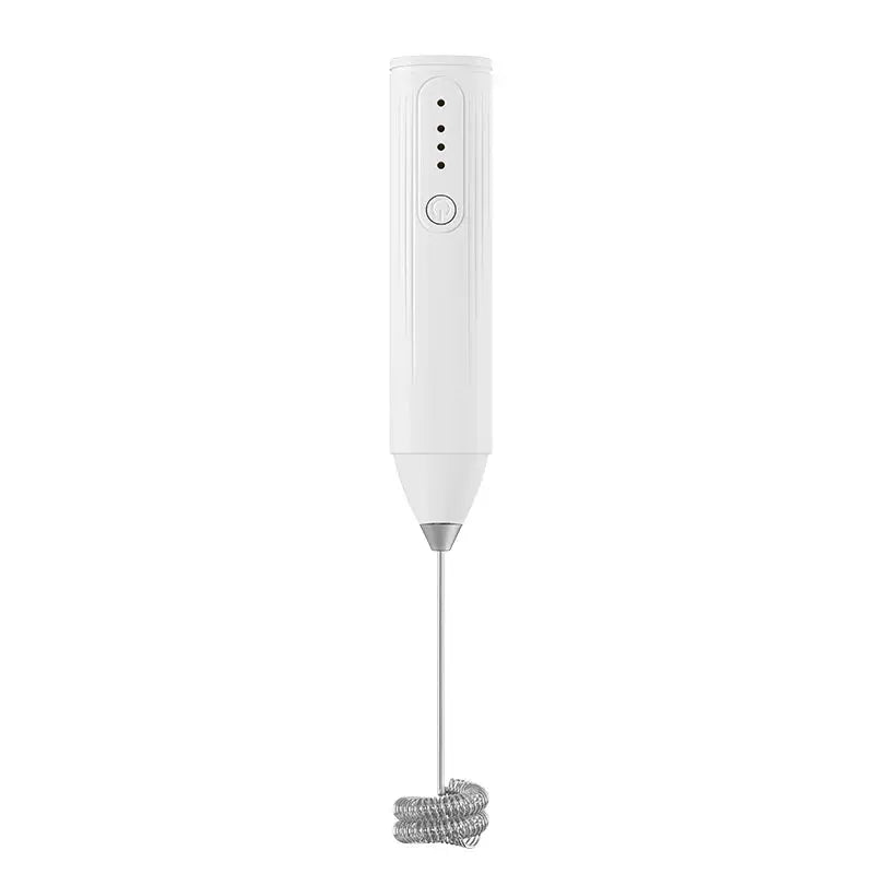 Handheld WhiskAutomatic Stainless Steel Mini Portable Blender 3 Speed Adjustable USB Rechargeable Blender Milk Frother - RIGBYZ