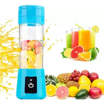 Mini Portable Handheld USB Rechargeable Blender 380ml Travel Smoothie Maker Juicer Cup for On - the - Go Shakes & Juices - RIGBYZ