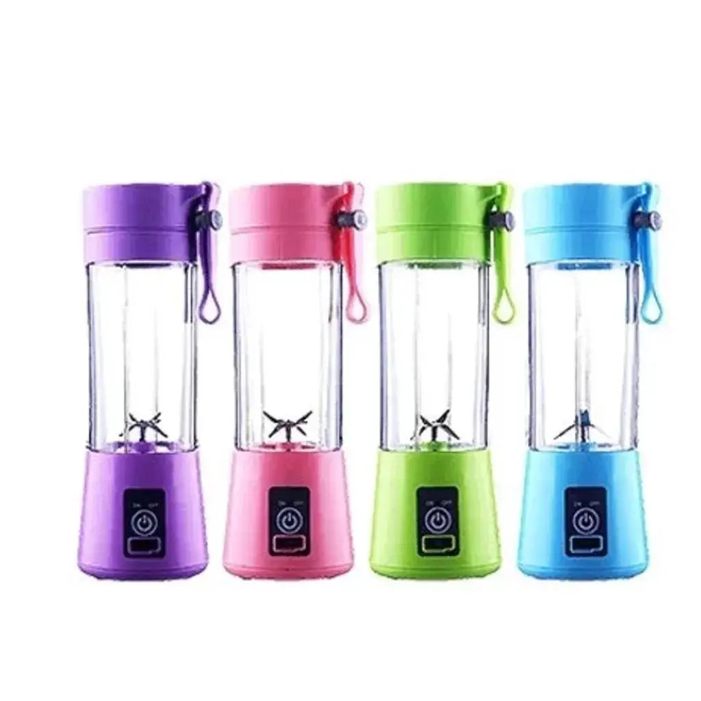 Mini Portable Handheld USB Rechargeable Blender 380ml Travel Smoothie Maker Juicer Cup for On - the - Go Shakes & Juices - RIGBYZ