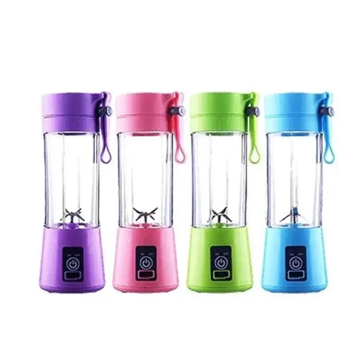 Mini Portable Handheld USB Rechargeable Blender 380ml Travel Smoothie Maker Juicer Cup for On - the - Go Shakes & Juices - RIGBYZ