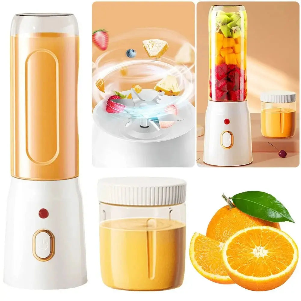Portable Kitchen Blender Wireless Electric Fruit Juicer Machine For Orange Ice Crushing 10 Blades Auxiliary Food Machine Mixer - RIGBYZ