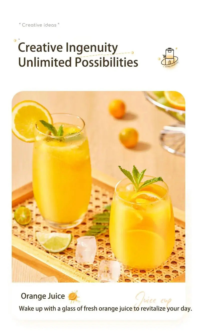 Home Travel 1500mAh Rechargeable Juicer For Lemon Orange Citrus 45W Wireless Blender Automatic Separation Raw Electric Juicer - RIGBYZ