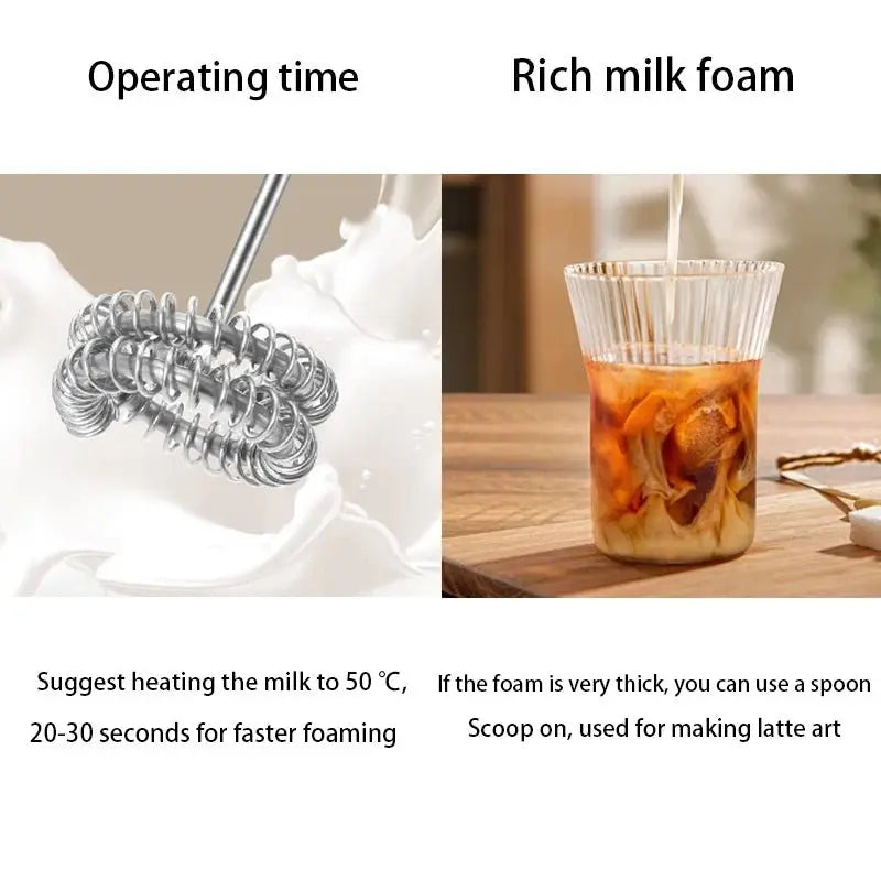 Hot sale Electric Milk Frother Handheld Egg Beater Foamer Coffee Maker Electric Blender Mixer Mini Portable Blender Kitchen Tool - RIGBYZ