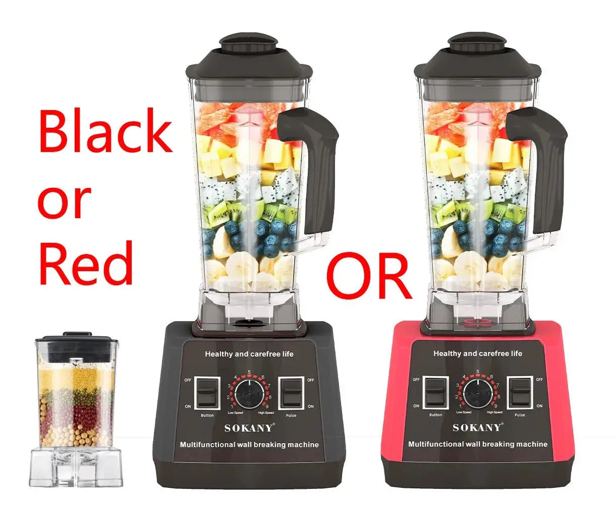 Houselin Smoothie Maker, 5000W Powerful Blender with 2.5L Container, 9 Speeds Control, for Ice/Nut,Kitchen - RIGBYZ