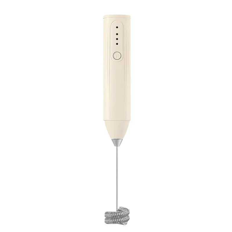 Handheld WhiskAutomatic Stainless Steel Mini Portable Blender 3 Speed Adjustable USB Rechargeable Blender Milk Frother - RIGBYZ