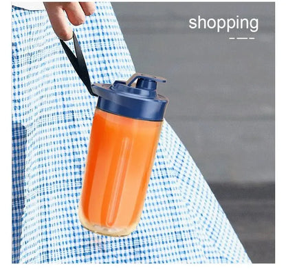 Portable Juicer Cup Smoothie Blender 6 Blade Blender Bottle Household Fruit Juicer Cup USB Rechargeable Juicer Kitchen Tool - RIGBYZ