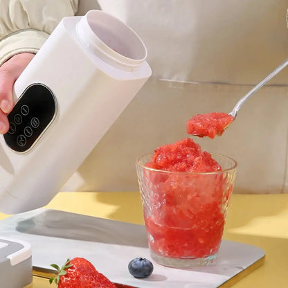 Portable 12 Blade Juicer USB Rechargeable Juicer 420ML Fruit Automatic Smoothie Blender 2 In 1 Blender Bottle Kitchen Tool - RIGBYZ