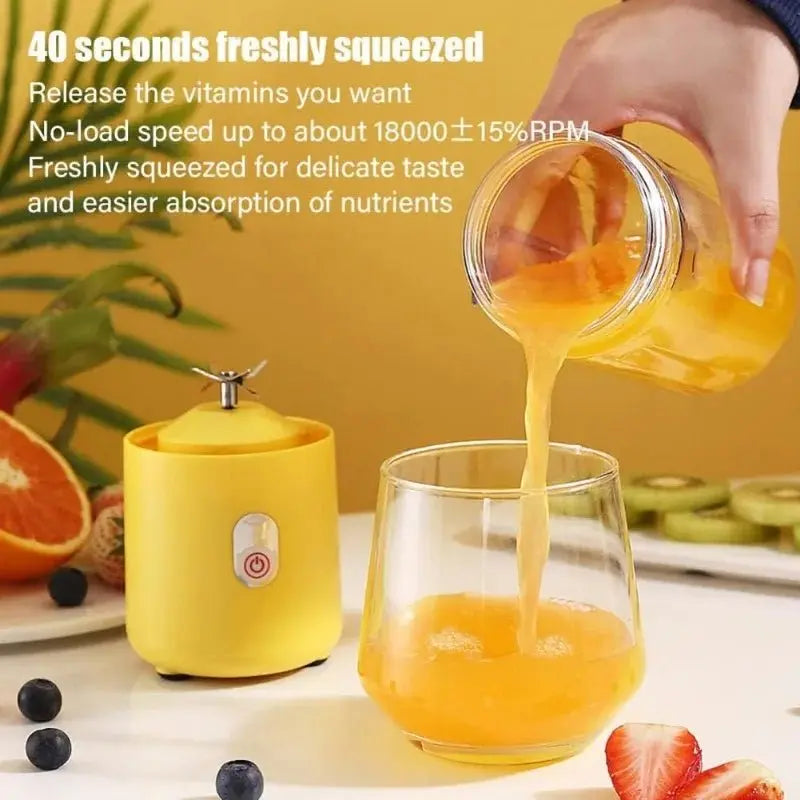 Portable Blender Cup,Mini Blender Portable,Personal Blender For Shakes And Smoothies 500ml For Making Fruit Juices And Smoothies - RIGBYZ
