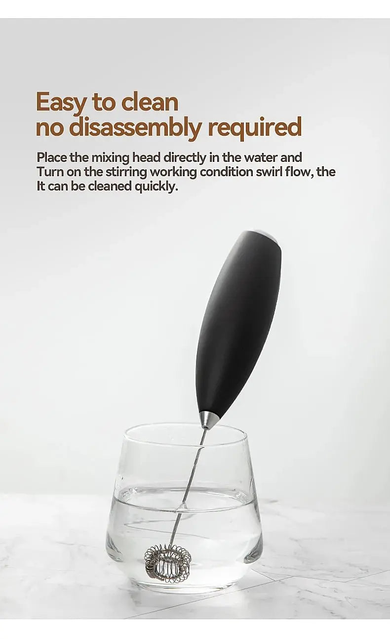 1PC Hand Blender Electric Egg Beater Milk Frother Wireless Mini Drink Mixer Foamer Household Kitchen Stirring Tools - RIGBYZ