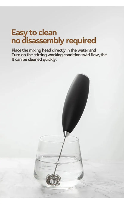 1PC Hand Blender Electric Egg Beater Milk Frother Wireless Mini Drink Mixer Foamer Household Kitchen Stirring Tools - RIGBYZ