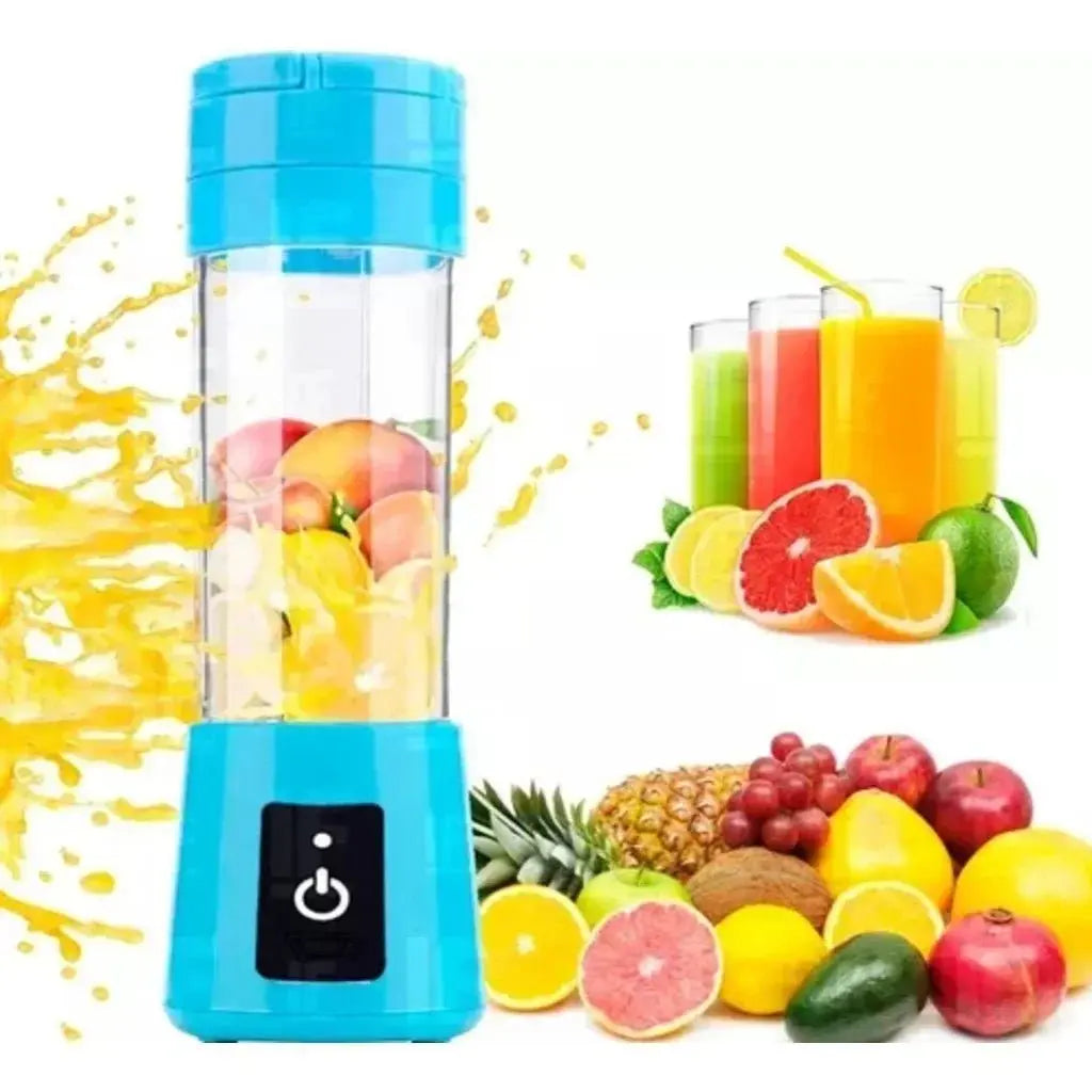 Mini Portable Handheld USB Rechargeable Blender 380ml Travel Smoothie Maker Juicer Cup for On - the - Go Shakes & Juices - RIGBYZ