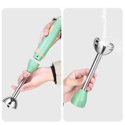 400W Handheld Blender Electric Food Vegetable Grinder Stick Mixer for Meat Smoothies Sauces Baby Food Soups Processor,Whisk - RIGBYZ