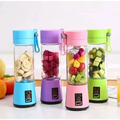 Mini Portable Handheld USB Rechargeable Blender 380ml Travel Smoothie Maker Juicer Cup for On - the - Go Shakes & Juices - RIGBYZ