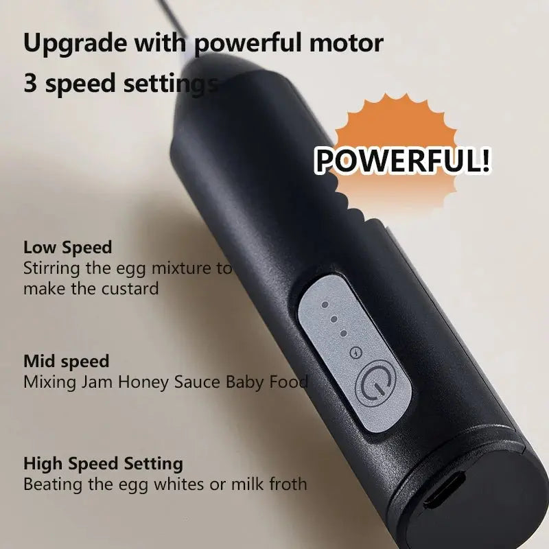 Wireless Milk Frothers Electric Handheld Blender Electrical Mini Coffee Maker Whisk Mixer With USB For Coffee Cappuccino Cream - RIGBYZ