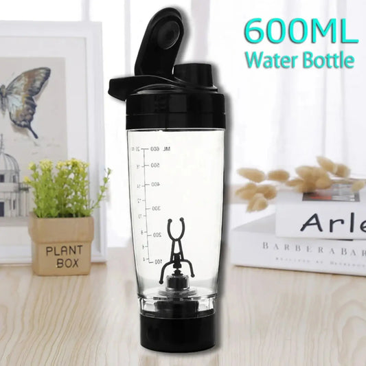 600ML Shaker Cup Powder Fitness Cup Blender Protein Shaker Bottle Brewing Movement Eco Friendly Automatic Vortex Mixer - RIGBYZ