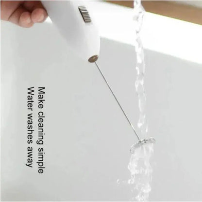 Electric Whisk Mixer Household Handheld Mini Egg Beater Kitchen Blender Coffee Milk Tea Beat Up Cream Stirring - RIGBYZ