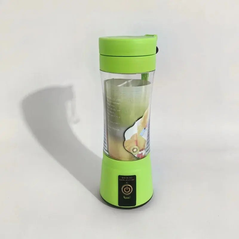 Cordless Portable Personal Size Blender - USB Rechargeable Blender for Smoothies and Shakes 6 Blades with 380Ml BPA Free Juice Cup - RIGBYZ