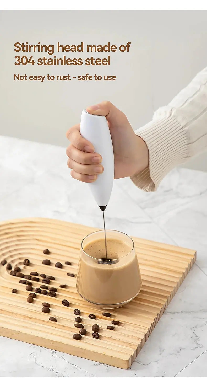 1PC Hand Blender Electric Egg Beater Milk Frother Wireless Mini Drink Mixer Foamer Household Kitchen Stirring Tools - RIGBYZ