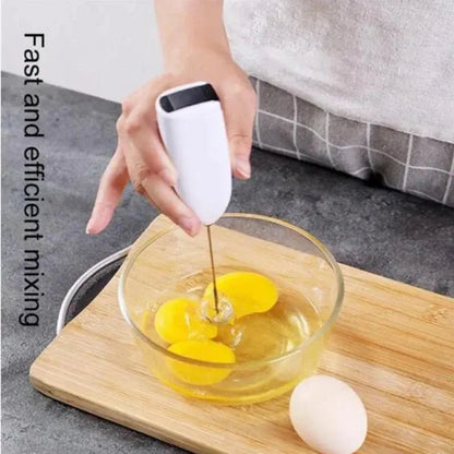 Electric Whisk Mixer Household Handheld Mini Egg Beater Kitchen Blender Coffee Milk Tea Beat Up Cream Stirring - RIGBYZ
