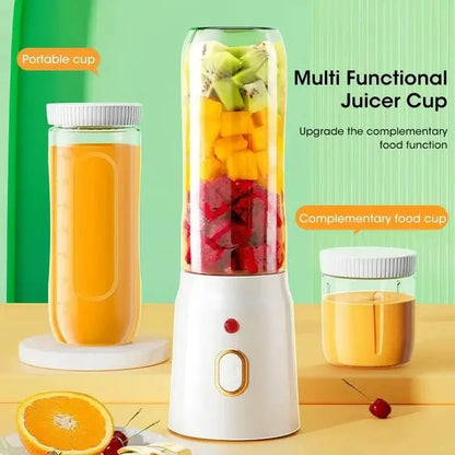 Portable Kitchen Blender Wireless Electric Fruit Juicer Machine For Orange Ice Crushing 10 Blades Auxiliary Food Machine Mixer - RIGBYZ