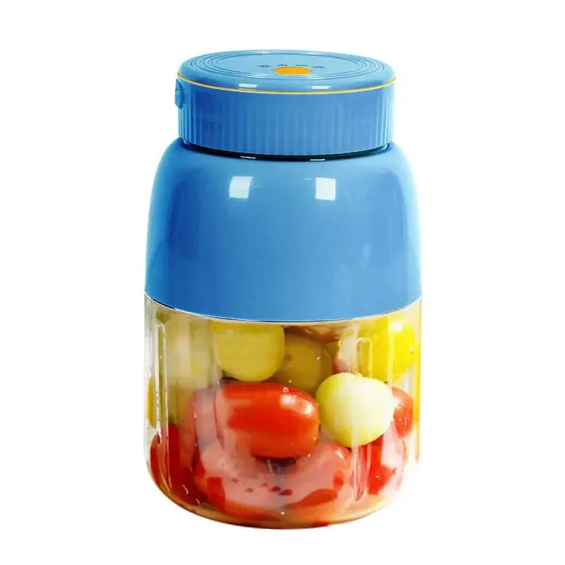 Portable Fruit Blender 800ml Multifunctional Electric Juicer Cup 10 Steel Blades Summer Milkshake Machine USB Rechargeable - RIGBYZ