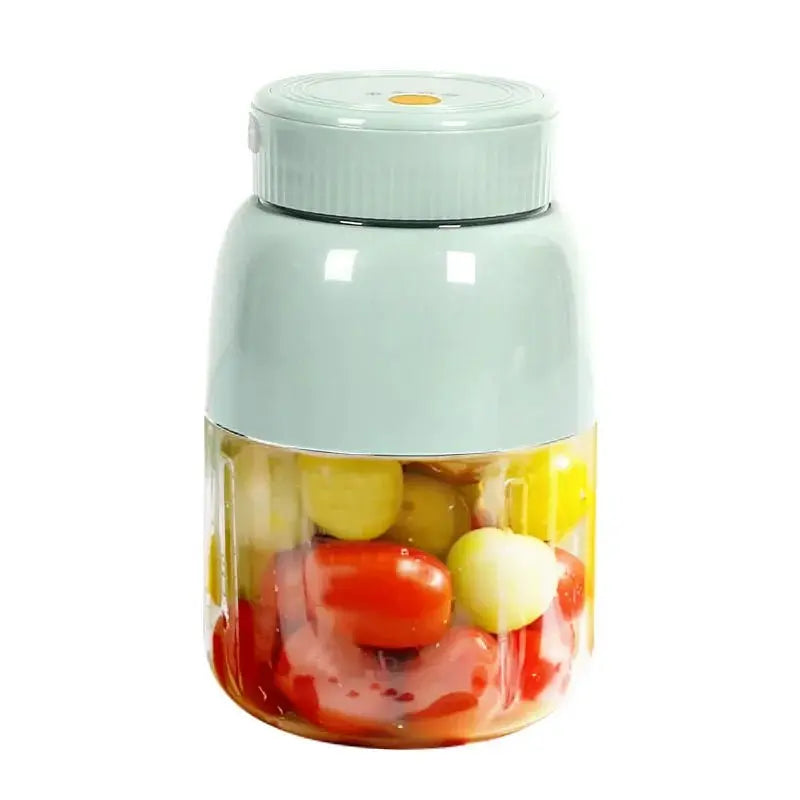 Portable Fruit Blender 800ml Multifunctional Electric Juicer Cup 10 Steel Blades Summer Milkshake Machine USB Rechargeable - RIGBYZ