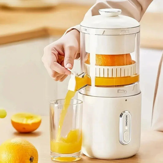 Home Travel 1500mAh Rechargeable Juicer For Lemon Orange Citrus 45W Wireless Blender Automatic Separation Raw Electric Juicer - RIGBYZ