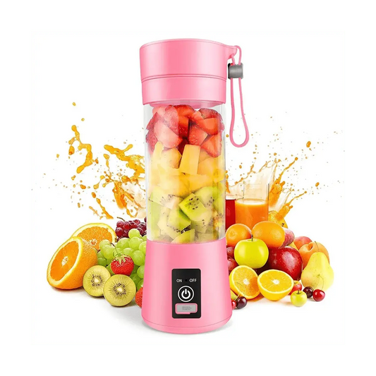 Portable Blender Mini Blender for Shakes and Smoothies Rechargeable USB 380Ml Traveling Fruit Juicer Cup with 6 Blades - RIGBYZ