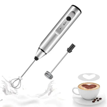 Portable Electric Milk Frothers Handheld Blender USB Mini Coffee Maker Whisk Mixer Cappuccino Cream Egg Beater Food Blender - RIGBYZ
