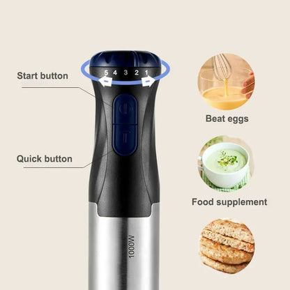 1000W Hand - held Multi - function Blender Set - RIGBYZ