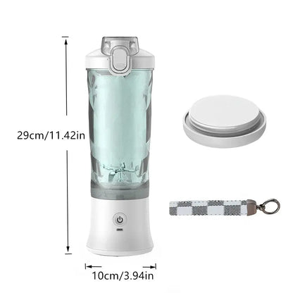 Portable Blender Personal Juicer - Kitchen 20oz USB Rechargeable 4000mAh Large Battery With 6 Blades for Smoothies Shakes Baby - RIGBYZ