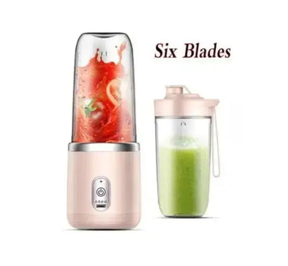 Portable Blender Bottle Electric 6 Blades Multifunction Juice Blender Fresh Juice Smoothie Blender Ice CrushCup Food Processor - RIGBYZ