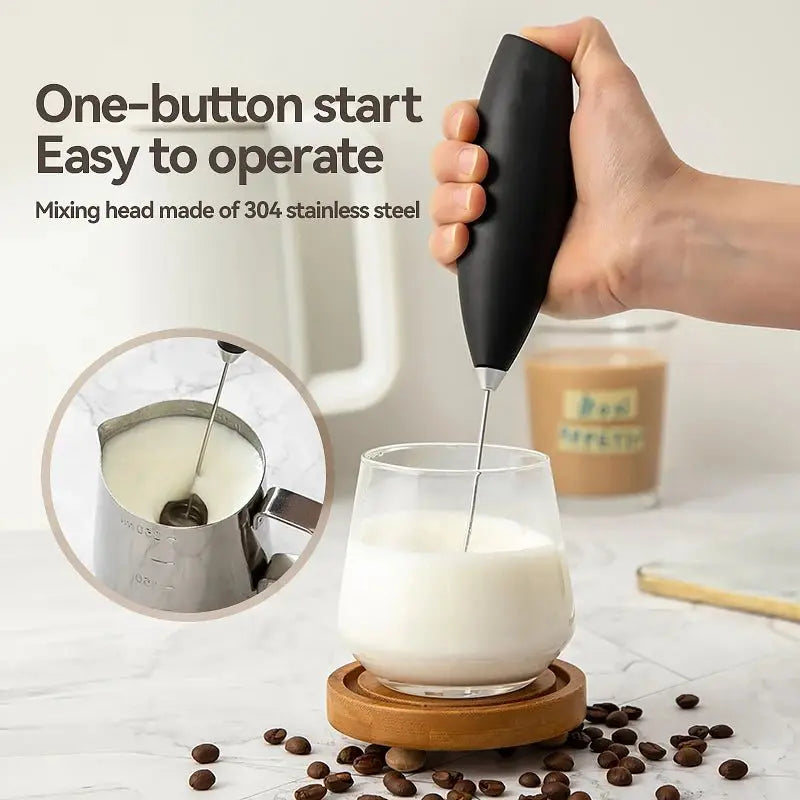 1PC Hand Blender Electric Egg Beater Milk Frother Wireless Mini Drink Mixer Foamer Household Kitchen Stirring Tools - RIGBYZ