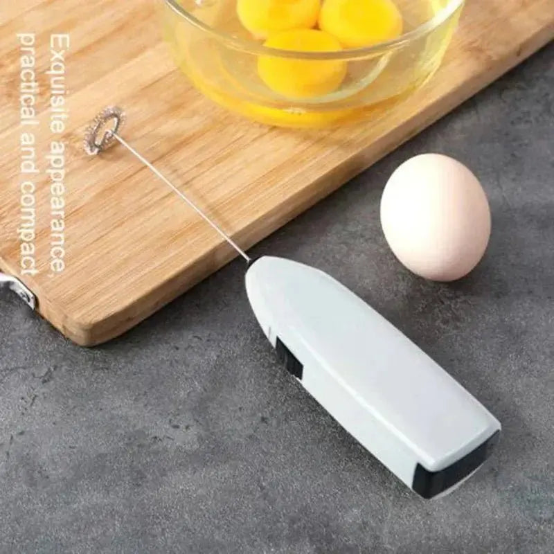 Electric Whisk Mixer Household Handheld Mini Egg Beater Kitchen Blender Coffee Milk Tea Beat Up Cream Stirring - RIGBYZ
