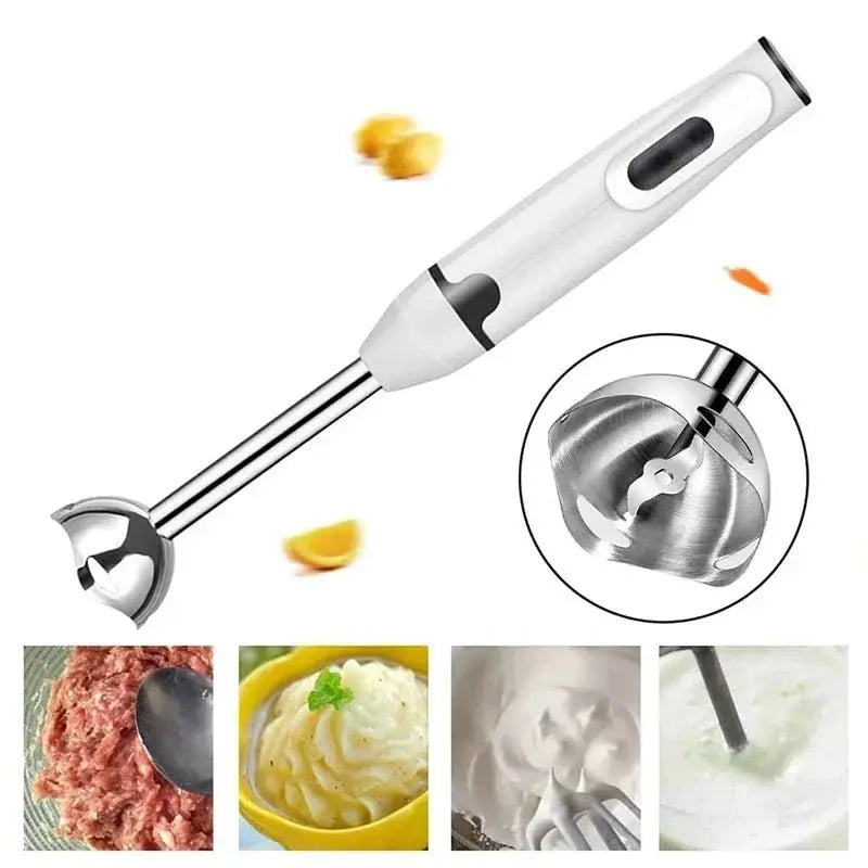 400W Handheld Blender Electric Food Vegetable Grinder Stick Mixer for Meat Smoothies Sauces Baby Food Soups Processor,Whisk - RIGBYZ