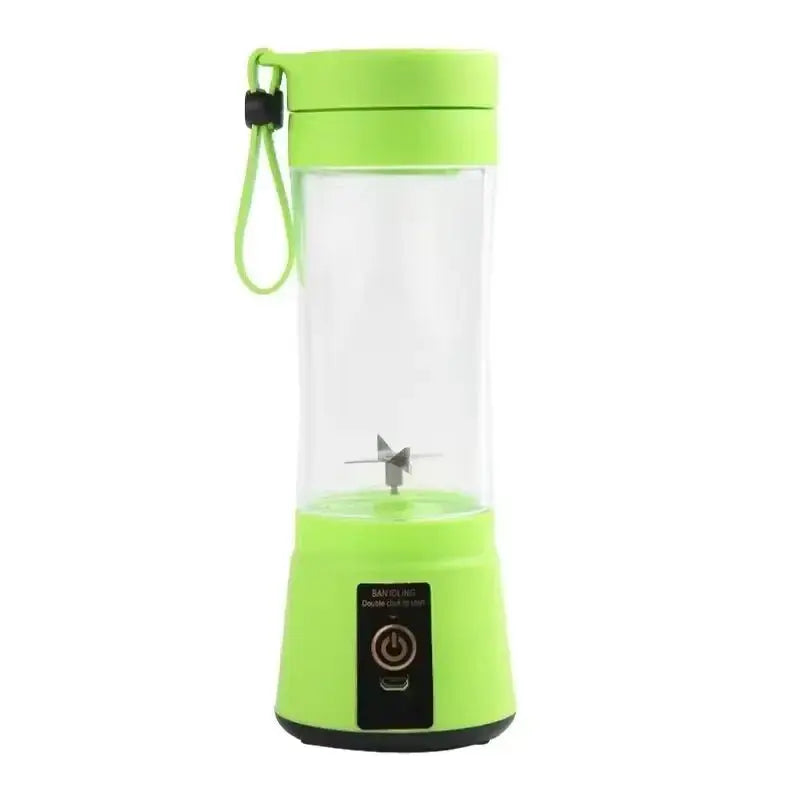 Cordless Portable Personal Size Blender - USB Rechargeable Blender for Smoothies and Shakes 6 Blades with 380Ml BPA Free Juice Cup - RIGBYZ