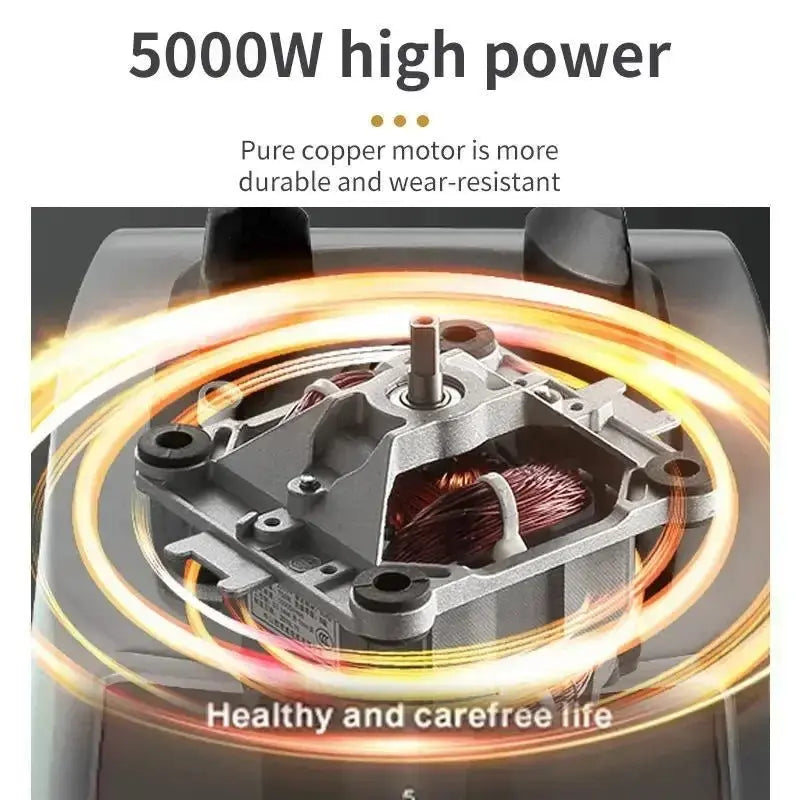 Houselin Smoothie Maker, 5000W Powerful Blender with 2.5L Container, 9 Speeds Control, for Ice/Nut,Kitchen - RIGBYZ