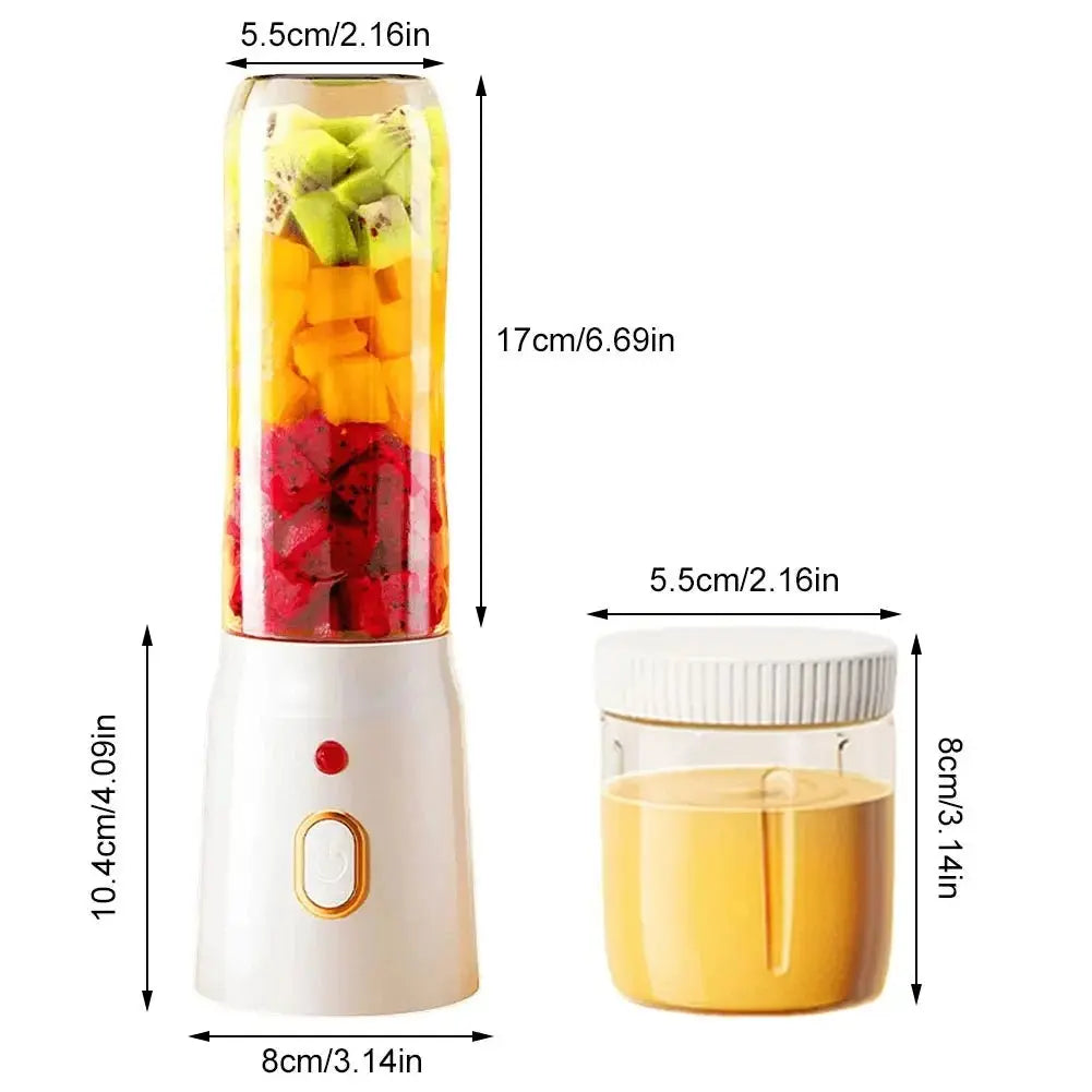 Portable Kitchen Blender Wireless Electric Fruit Juicer Machine For Orange Ice Crushing 10 Blades Auxiliary Food Machine Mixer - RIGBYZ