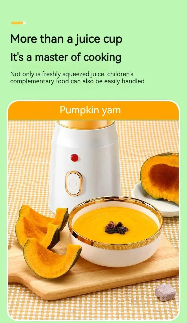 Portable Smoothie Blender Mini Juicers USB Rechargeable Juicer Cup 6 Blades Multifunction Smoothie Milkshake Juice Machine - RIGBYZ