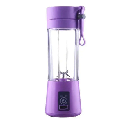 Mini Portable Handheld USB Rechargeable Blender 380ml Travel Smoothie Maker Juicer Cup for On - the - Go Shakes & Juices - RIGBYZ
