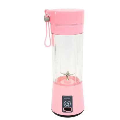 Mini Portable Handheld USB Rechargeable Blender 380ml Travel Smoothie Maker Juicer Cup for On - the - Go Shakes & Juices - RIGBYZ