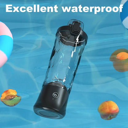 Portable Blender, Cordless, 18oz. Vessel, Personal Blender - for Shakes & Smoothies, BPA Free, Leakproof - Lid USB - C Rechargeable - RIGBYZ