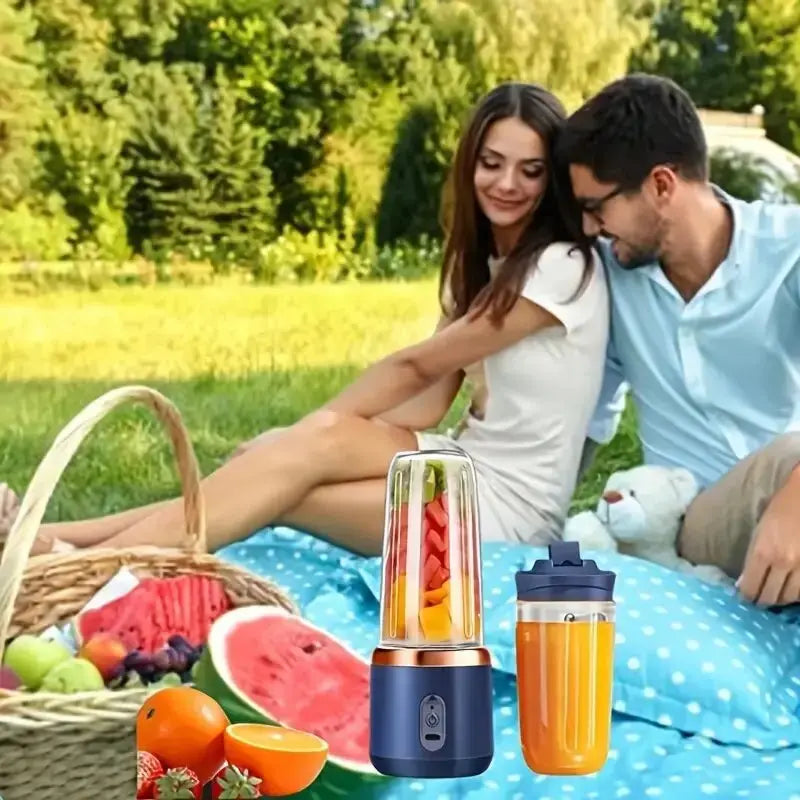 1 compact 2 - in - 1 portable blender with USB charging - perfect for carrying smoothies and fresh juices on the go, portable smooth - RIGBYZ