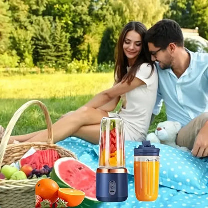 1 compact 2 - in - 1 portable blender with USB charging - perfect for carrying smoothies and fresh juices on the go, portable smooth - RIGBYZ